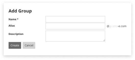 Captura de pantalla en blanco y negro de Añadir un grupo dentro de E2S